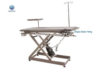 Tableau chirurgical de inclinaison à simple face de vétérinaire d'acier inoxydable pour des animaux familiers