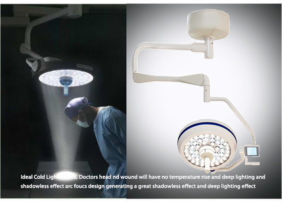 Le plafond simple léger de fonctionnement chirurgical de dôme a monté la lumière de fonctionnement Shadowless avec du CE
