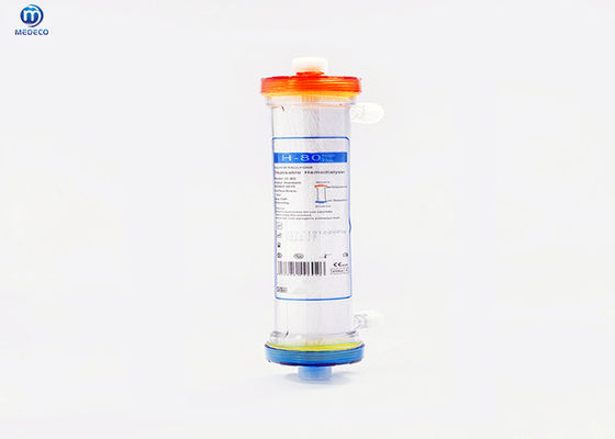 Flux de dialyseur jetable de dialyse d'hôpital bas et haut rein artificiel de flux